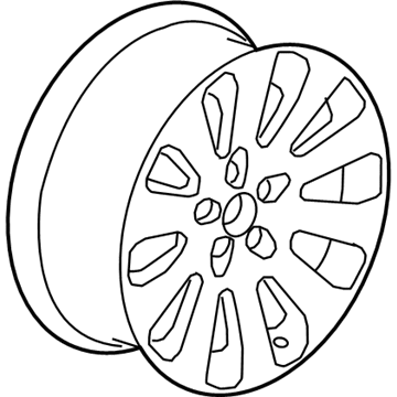 Buick 9011319 Wheel, Alloy