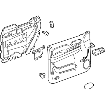 Chevy 84127277 Door Trim Panel