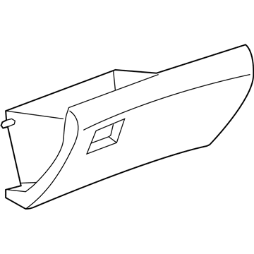 GM 22929604 Compartment Assembly, Instrument Panel *Cashmere