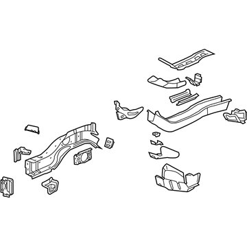 GM 23491996 Rail Assembly, Front Compartment Side