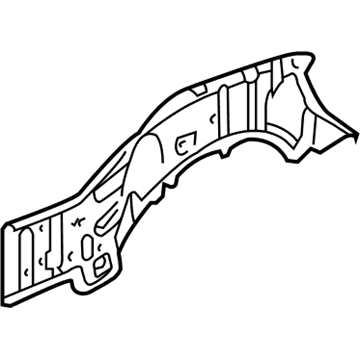 GM 25897355 Rail, Front Compartment Outer Side