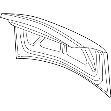 GM 19179354 Panel Asm,Rear Compartment Lid