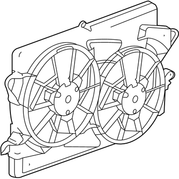 2011 Buick Regal Fan Shroud - 13241739