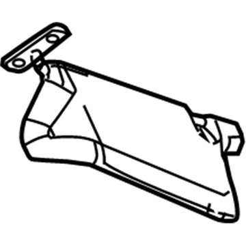 GMC 20877288 Sunvisor