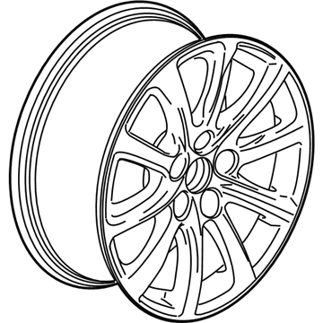 Cadillac 23370184 Wheel, Alloy