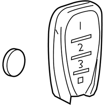 GM 13529664 Transmitter Assembly, R/Con Dr Lk & Theft Dtrnt