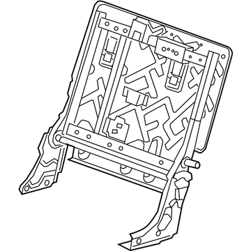 GM 84809263 Frame Assembly, R/Seat Bk