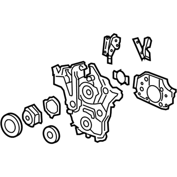 2006 Cadillac STS Timing Cover - 12598349