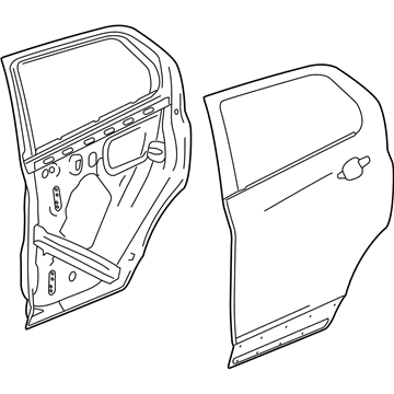 GMC 84726039 Door Shell