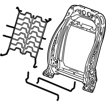 GM 42498949 Frame Assembly, Front Seat Back