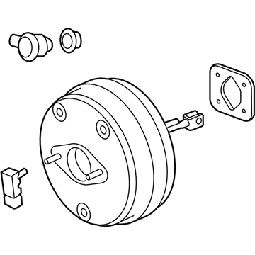 Chevy 19432799 BOOSTER,POWER BRAKE(SEE GROUP 04 "BRAKE BOOSTER & MASTER CYLINDER MOUNTING" FOR DETAILED ILLUSTRATED VIEW)