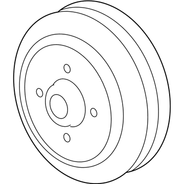 Cadillac 12604614 Pulley