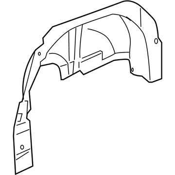 Chevy 15139331 Inner Wheelhouse