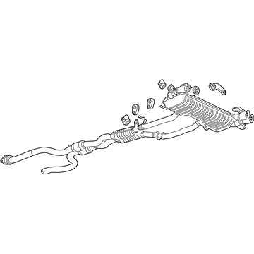 GM 84190987 Muffler Assembly, Exhaust (W/ Exhaust Aftertreatment)