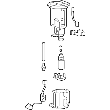 GM 92203241 Fuel Tank Fuel Pump Module Assembly(Sender & Pump & R