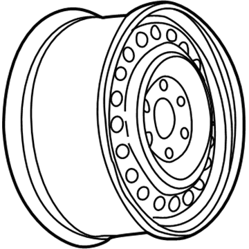 Oldsmobile 9593405 Spare Wheel