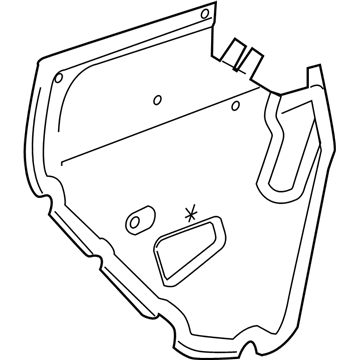 Chevy 95060347 Water Deflector