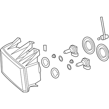 GM 19209126 Headlamp Capsule Assembly