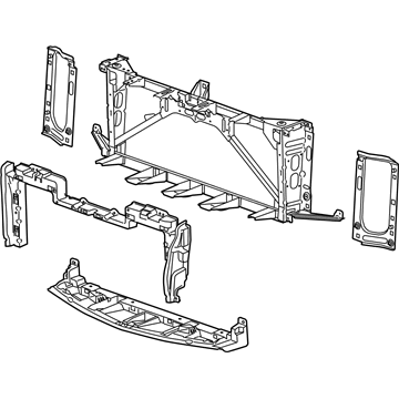 GM 23266739 Panel Assembly, Headlamp & Front Grille Mount