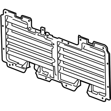 GMC 84378163 Radiator Shutter Assembly