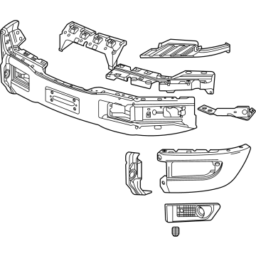 Chevy 85637647 Bumper Assembly