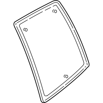 GMC 20955393 Moveable Glass