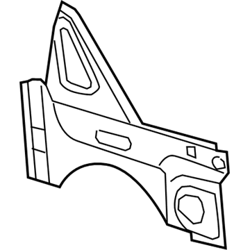 Chevy 15921311 Inner Quarter Panel