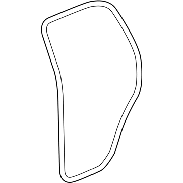 GM 22766416 Weatherstrip Assembly, Rear Side Door