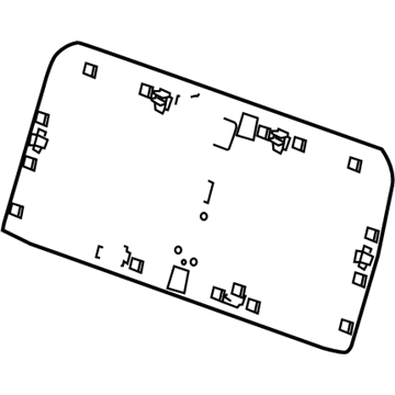 Chevy 92230519 Seat Back Panel