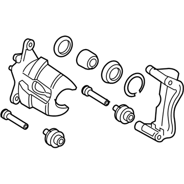 2010 Pontiac Vibe Brake Calipers - 19204318