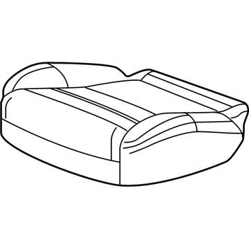 GM 84865671 Cover Assembly, R/Seat Cush *Bittersweet