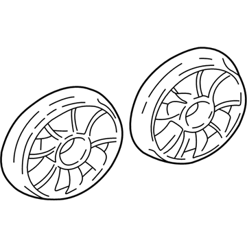 Oldsmobile 12362564 Fan Blade