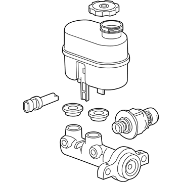 2012 GMC Sierra 3500 HD Brake Master Cylinder - 19420964