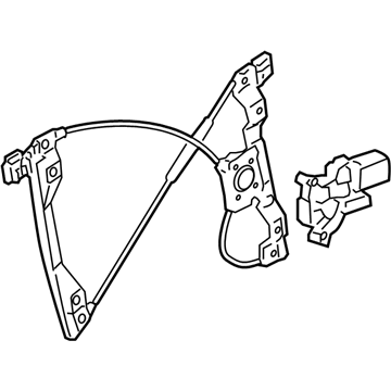 2009 Pontiac G5 Window Regulator - 19369867