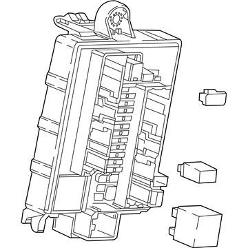 Cadillac 84590860 Fuse & Relay Box