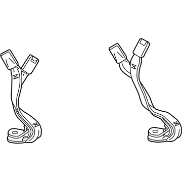 Pontiac 88955246 Center Buckle