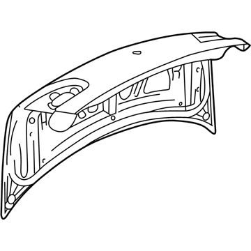 GM 22714446 Lid Assembly, Rear Compartment