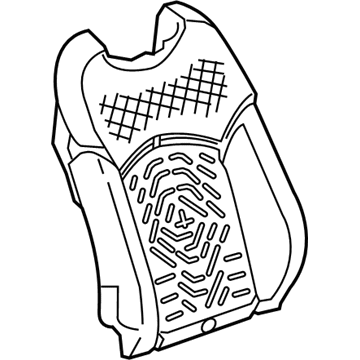 Cadillac 84107581 Seat Back Pad