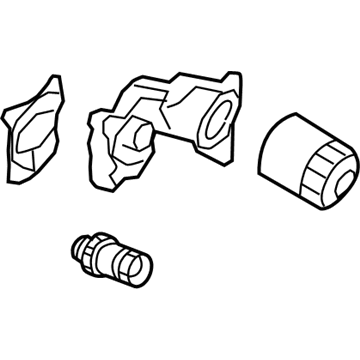 GM 12657486 Adapter Assembly, Oil Filter (W/Out Filter)