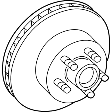 Chevy 19195844 Hub & Rotor