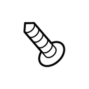 GMC 11609457 Fender Liner Screw