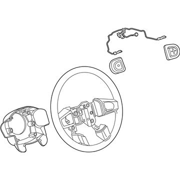 GM 15860955 Steering Wheel Assembly *Neutral