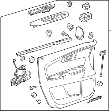 Chevy 20912980 Door Trim Panel