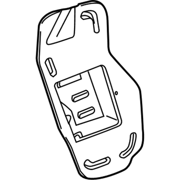 GM 25966589 Deflector Assembly, Front Side Door Water