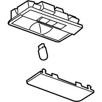 Chevy 22781792 Map Lamp Assembly