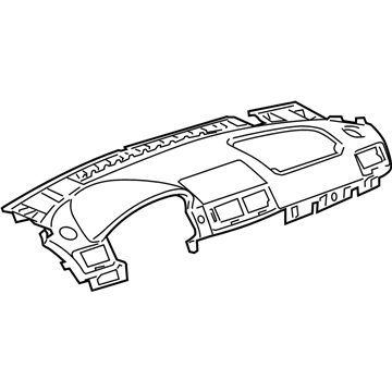 Pontiac 15274559 Upper Trim Panel