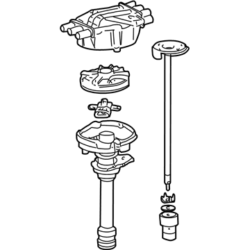 GMC 12598210 Distributor Assembly