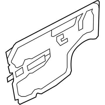 GM 96466001 Seal Asm,Front Side Door Front