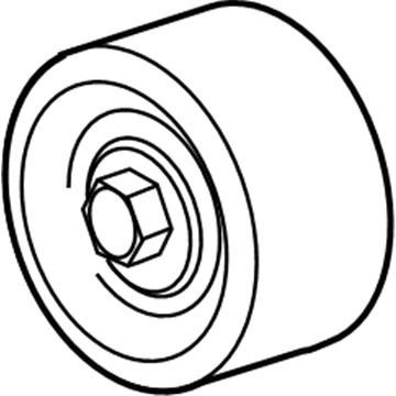 Cadillac 12666049 Pulley