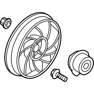 Buick 88958078 Fan Motor